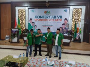 Rizal terpilih ketua Ansor Batu