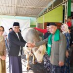 Sapi Kurban dari Presiden Prabowo Diserahkan Walikota Batu Ke Masjid Nurul Hidayah, Desa Pesanggarahan Batu Sapi Presiden