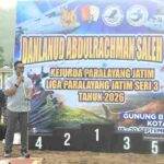 Danlanud Abd Saleh Tutup Kejurda Paralayang Jatim 2026, Songgomaruto Buka Langit Prestasi Olahraga Dirgantara Batu