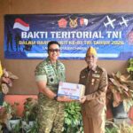 Lanud Abd Saleh Gelar Bakti Teritorial, Veteran Trikora di Pakis Terima Bantuan